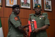 MAJ. GEN WAIDI SHAIBU TAKES OVER AS 25th CHIEF OF ARMY STAFF.