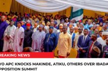 ELECTION 2027:OYO APC KNOCKS MAKINDE, ATIKU AND OTHERS OVER IBADAN OPPOSITION SUMMIT