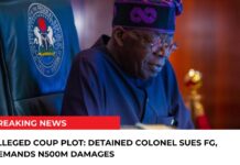 DETAINED COLONEL SUES FEDERAL GOVERNMENT, DEMANDS #500M DAMAGES