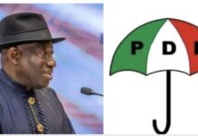 Breaking: PDP Affirms Goodluck Jonathan as 2027 Presidential Candidate